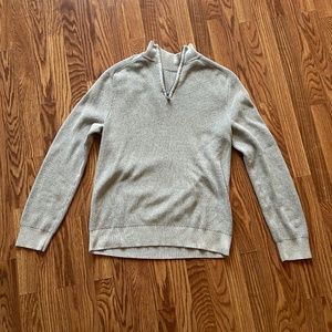 Express Quarter Zip Sweater, Men's L